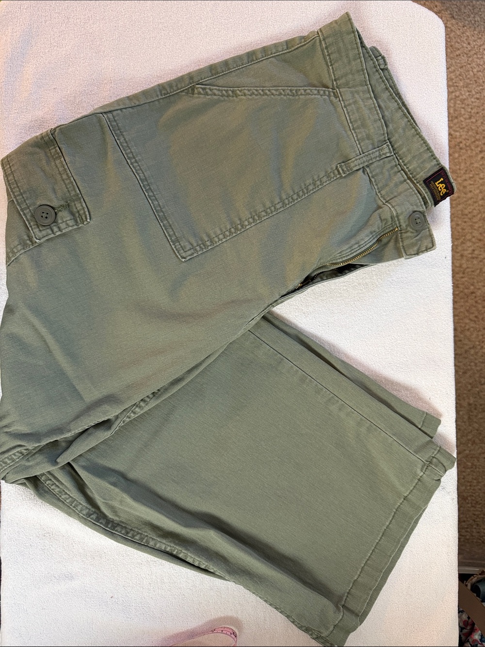 Women’s Lee high rise wide leg cargo